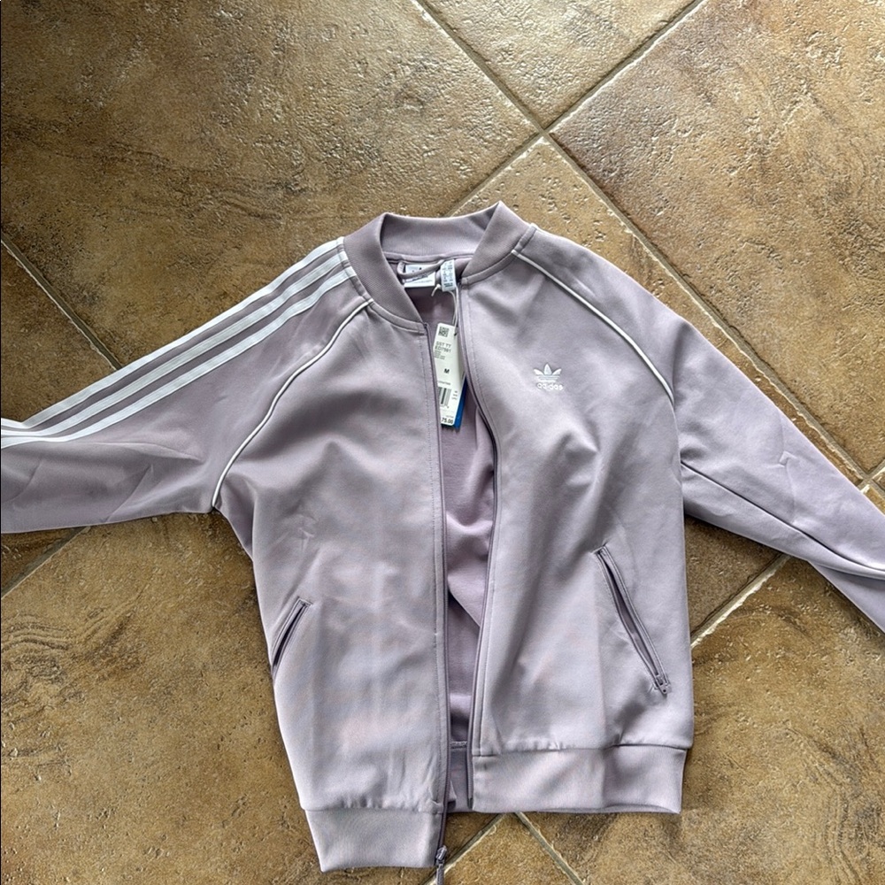 Adidas Lavender Track Jacket